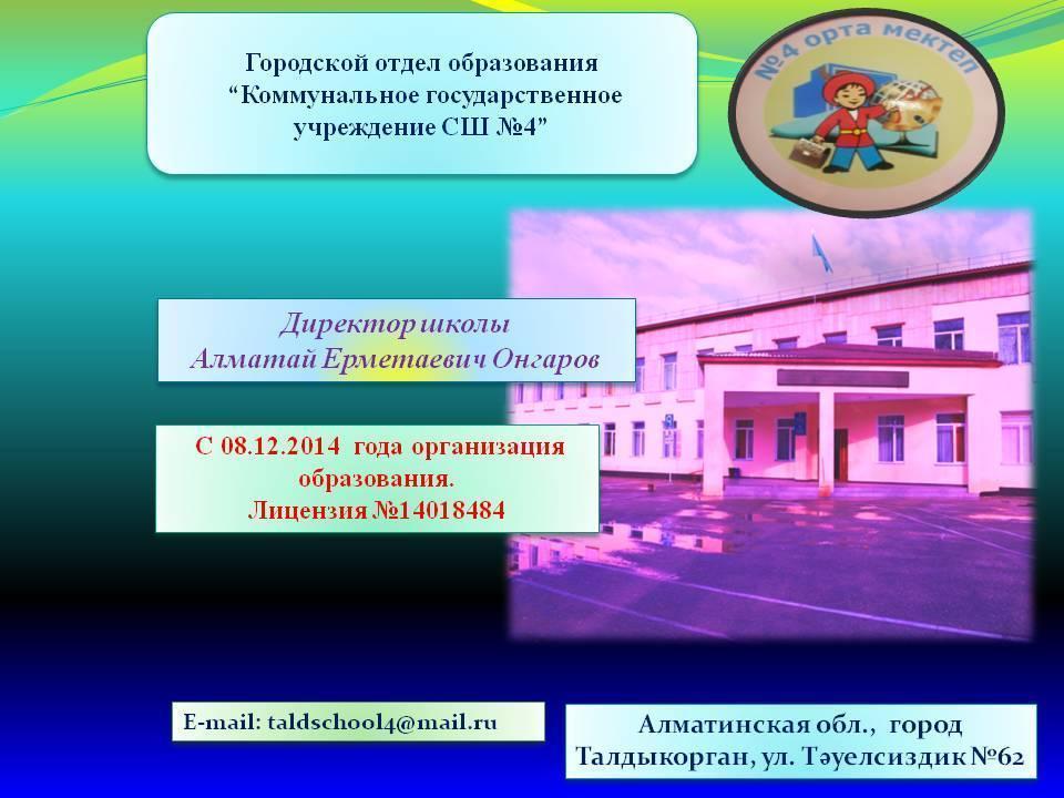 История школы